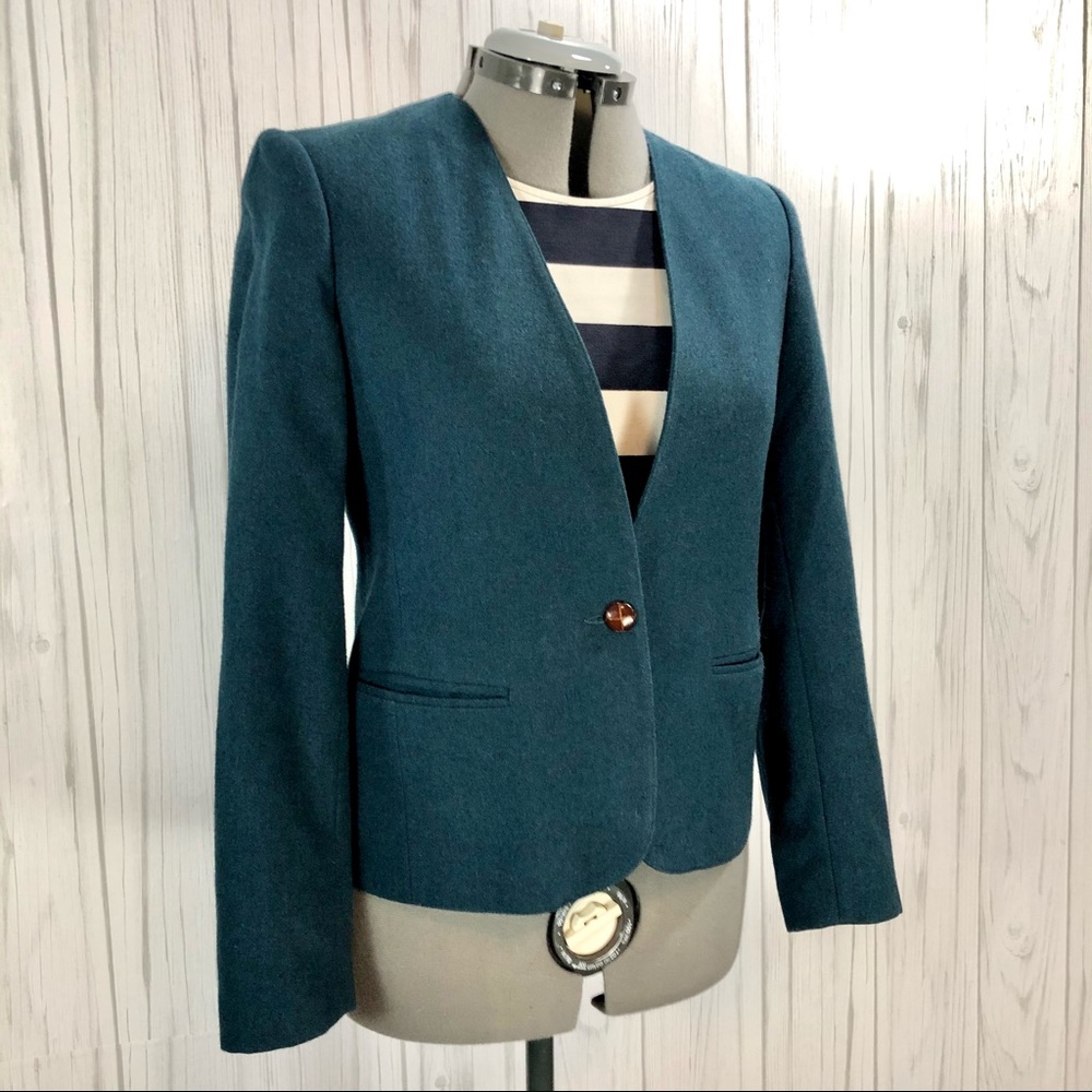 Vintage 60's John Meyer Wool Teal Blazer